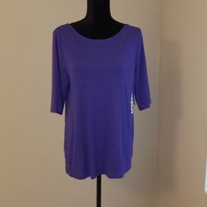 BNWT Women's Old Navy Low Back 3/4 sleeve top